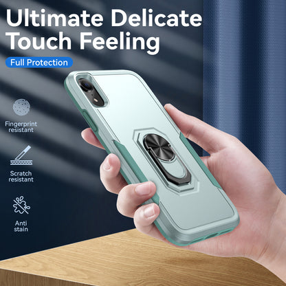 Pioneer iPhone XR Case Rotating Ring Stand