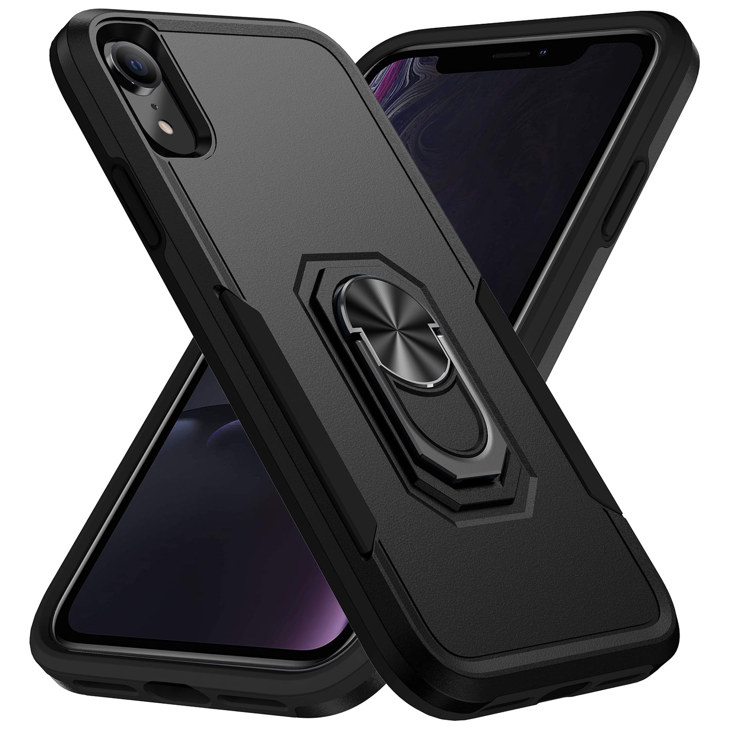 Pioneer iPhone XR Case Rotating Ring Stand