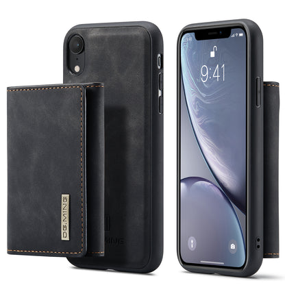 Retro Detachable Fold Wallet iPhone XR Case Magnetic Clip