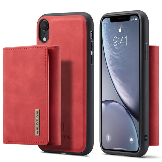 Retro Detachable Fold Wallet iPhone XR Case Magnetic Clip