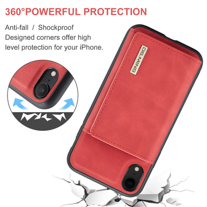 Retro Detachable Fold Wallet iPhone XR Case Magnetic Clip