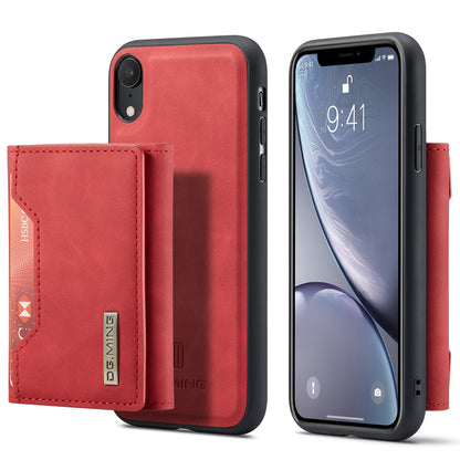 Retro Detachable Fold Card Holder iPhone XR Case Magnetic Clip