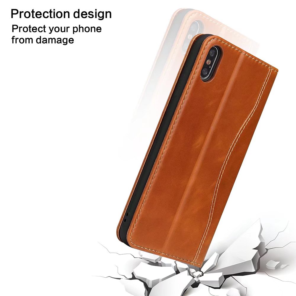 West Gun Crow Genuine Leather iPhone Xs Max Case Wallet