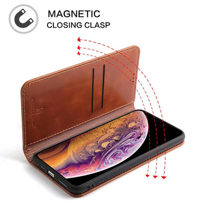 West Gun Crow Genuine Leather iPhone Xs Max Case Wallet