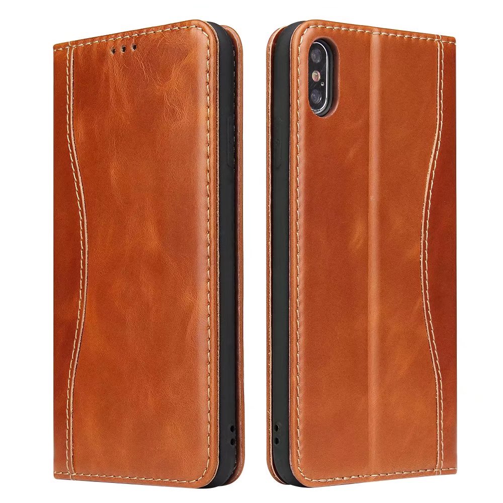 West Gun Crow Genuine Leather iPhone Xs Max Case Wallet