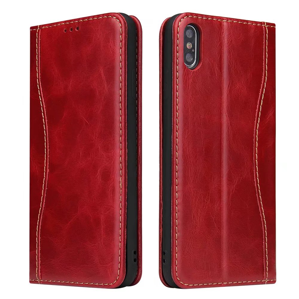 West Gun Crow Genuine Leather iPhone Xs Max Case Wallet