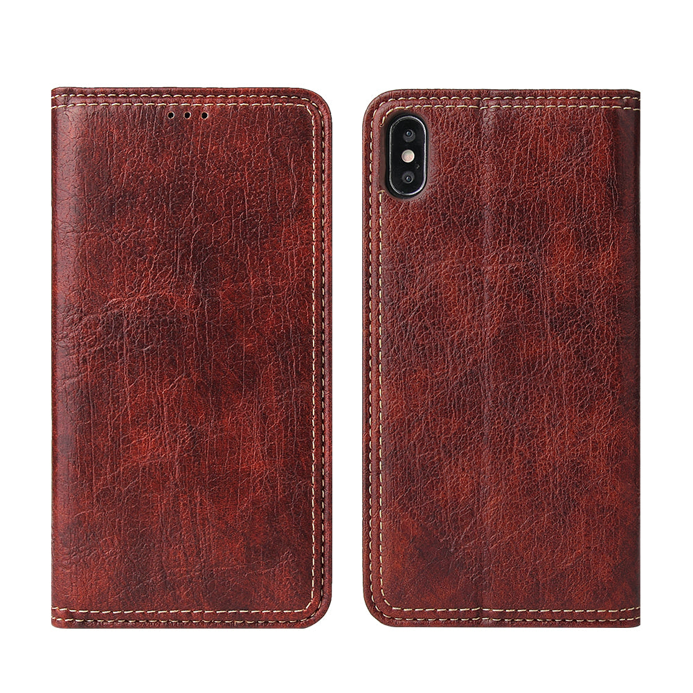 Tree Artificial Leather iPhone XR Case Wallet Stand