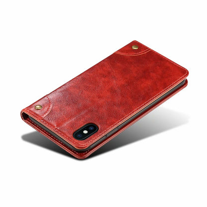 Baroque Wallet Stand iPhone X Xs Case Magtic Flip