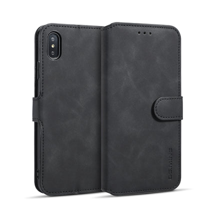 Retro Leather Edge iPhone Xs Max Case with Hand Strap