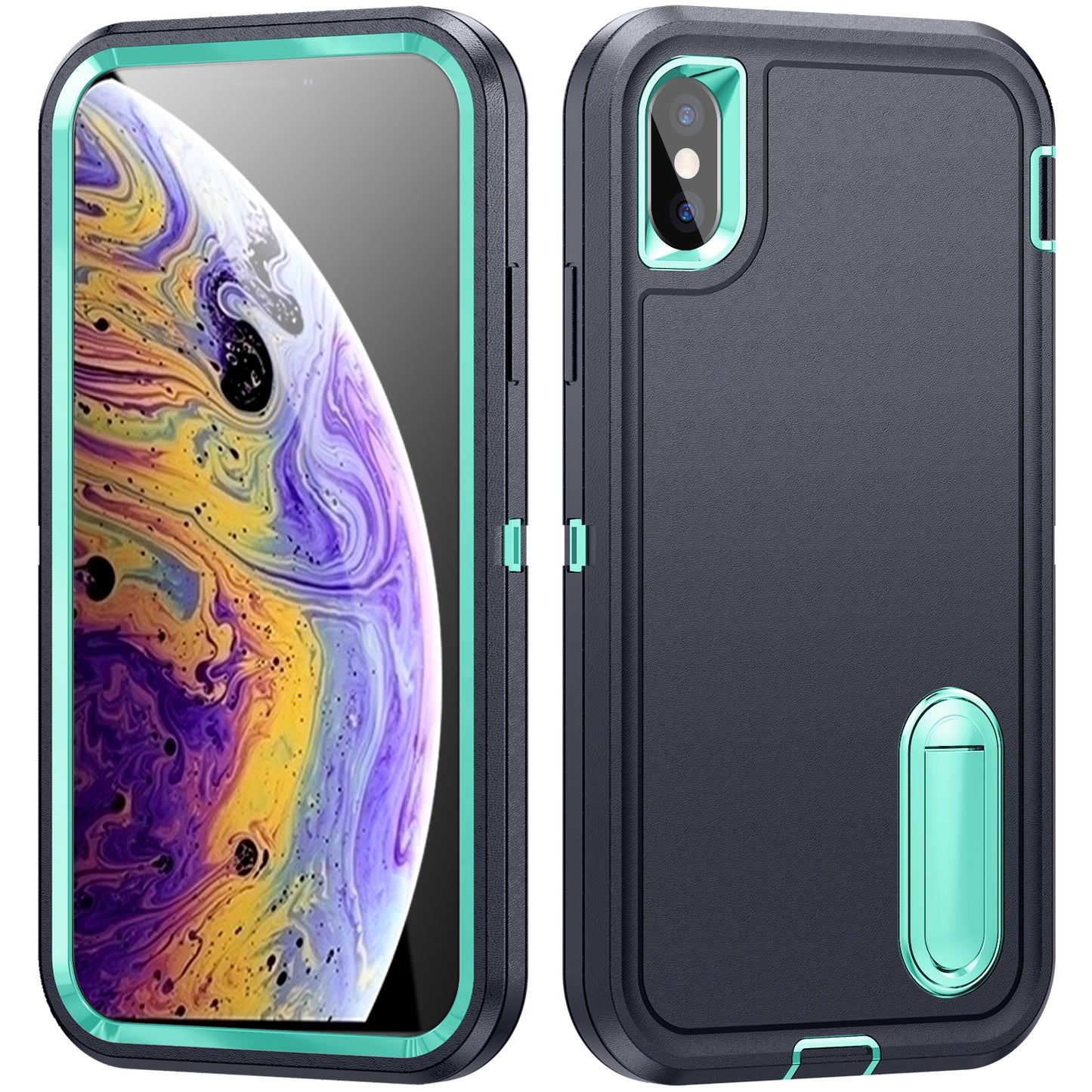 Defender Stand iPhone Xs Max Case Military Protection