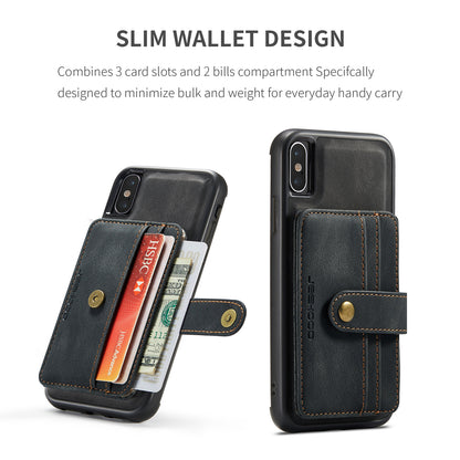 Powerful Magnetic Card Holder iPhone X Case Detachable