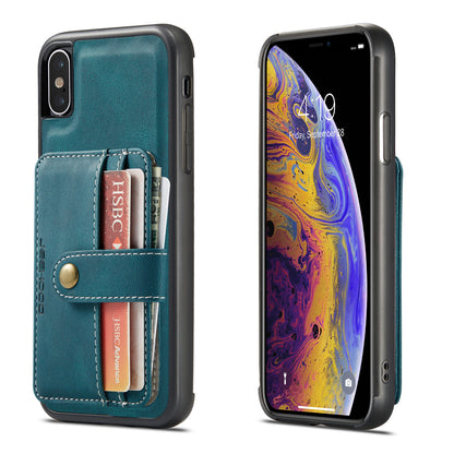 Powerful Magnetic Card Holder iPhone X Case Detachable