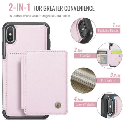 Magnetic Card Holder iPhone Xs Max Case Detachable RFID Blocking