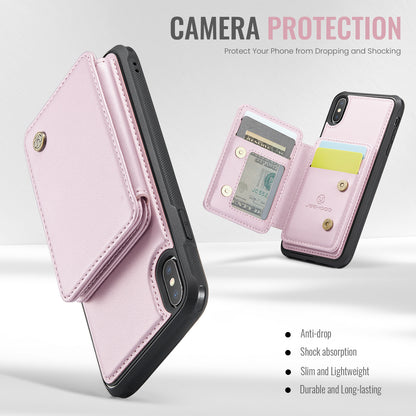 Magnetic Card Holder iPhone Xs Max Case Detachable RFID Blocking