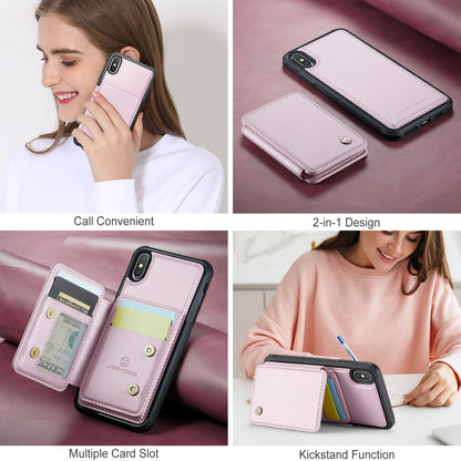 Magnetic Card Holder iPhone Xs Max Case Detachable RFID Blocking