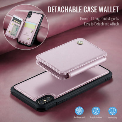 Magnetic Card Holder iPhone Xs Max Case Detachable RFID Blocking