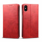 Calfskin Simple Wallet iPhone Xs Max Case RFID Magnetic