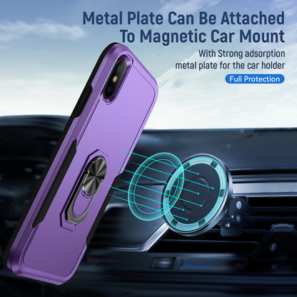 Pioneer iPhone Xs Max Case Rotating Ring Stand