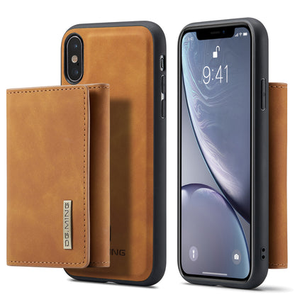 Retro Detachable Fold Wallet iPhone Xs Max Case Magnetic Clip