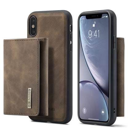 Retro Detachable Fold Wallet iPhone Xs Max Case Magnetic Clip