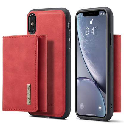 Retro Detachable Fold Wallet iPhone Xs Max Case Magnetic Clip