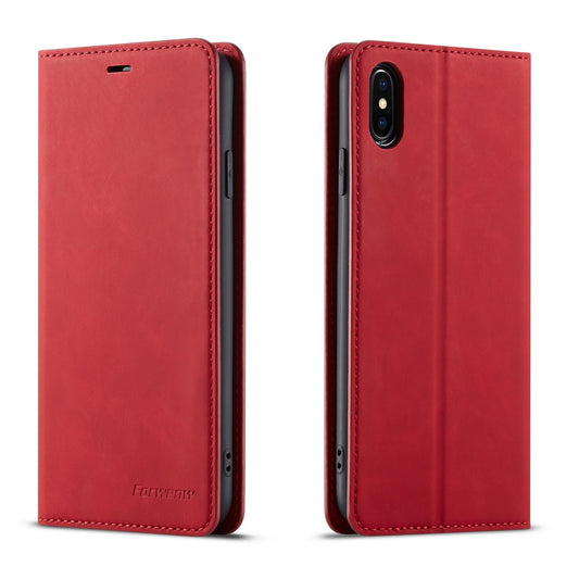 Illusion Slim Retro Leather iPhone Xs Max Case Magnetic