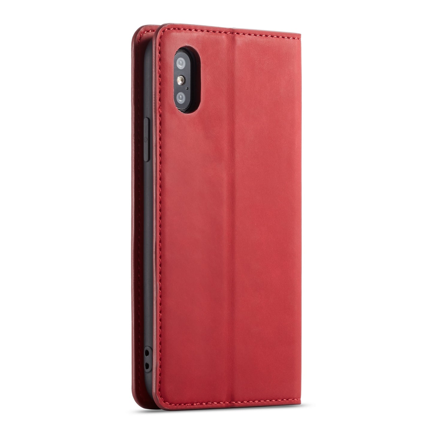 Illusion Slim Retro Leather iPhone X Xs Case Magnetic