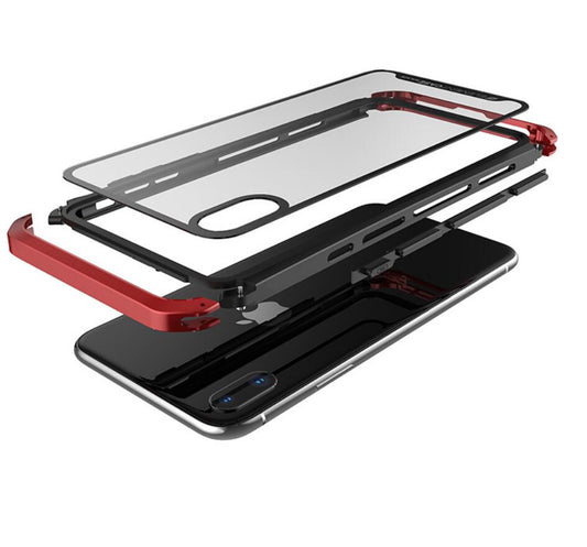 Magnetic Bumper Clear iPhone XR Case Assembly