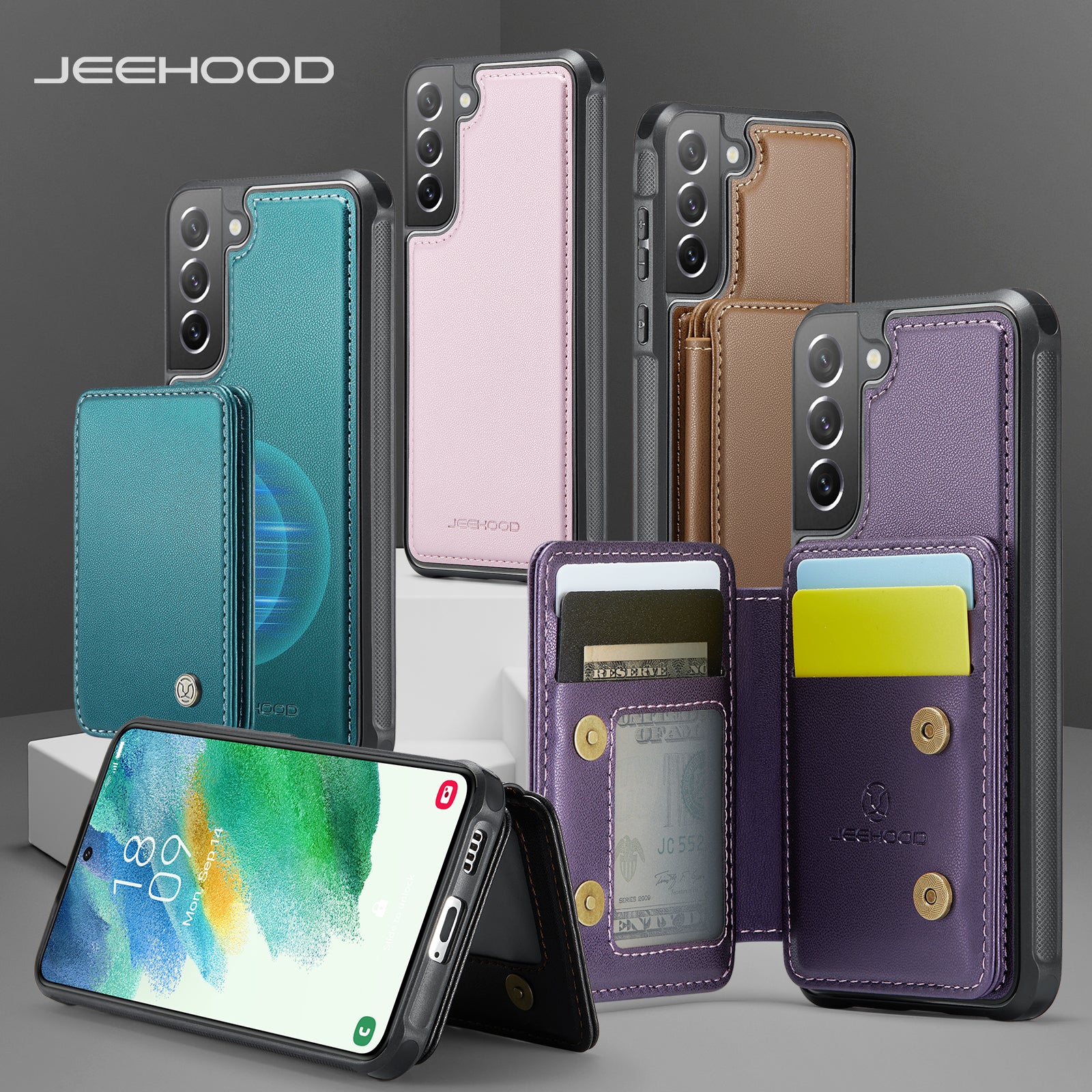 jeehood-magnetic-clasp-book-card-holder-galaxy-s21-fe-case_10