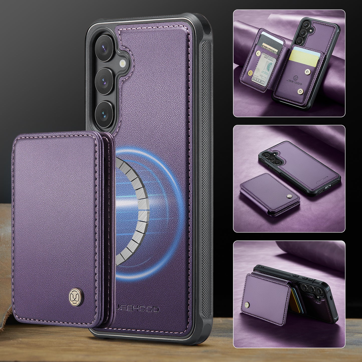jeehood-magnetic-clasp-book-card-holder-galaxy-s25-plus-case_11