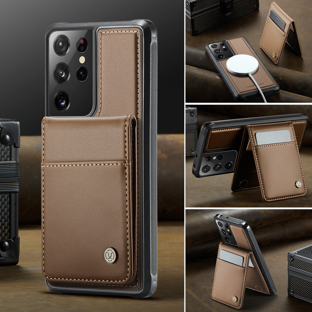 jeehood-magnetic-slim-flip-card-holder-galaxy-s21-ultra-case_19