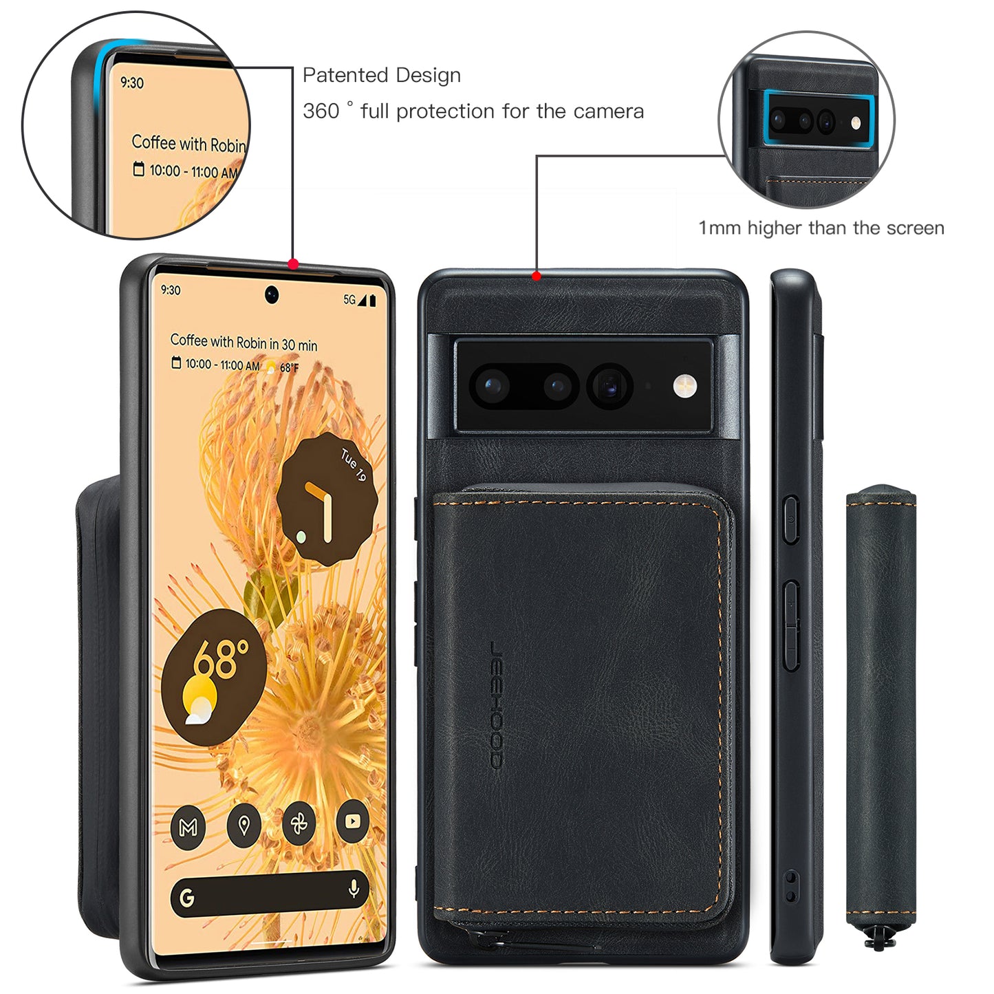 jeehood-magnetic-zipper-card-holder-google-pixel-7a-case_5