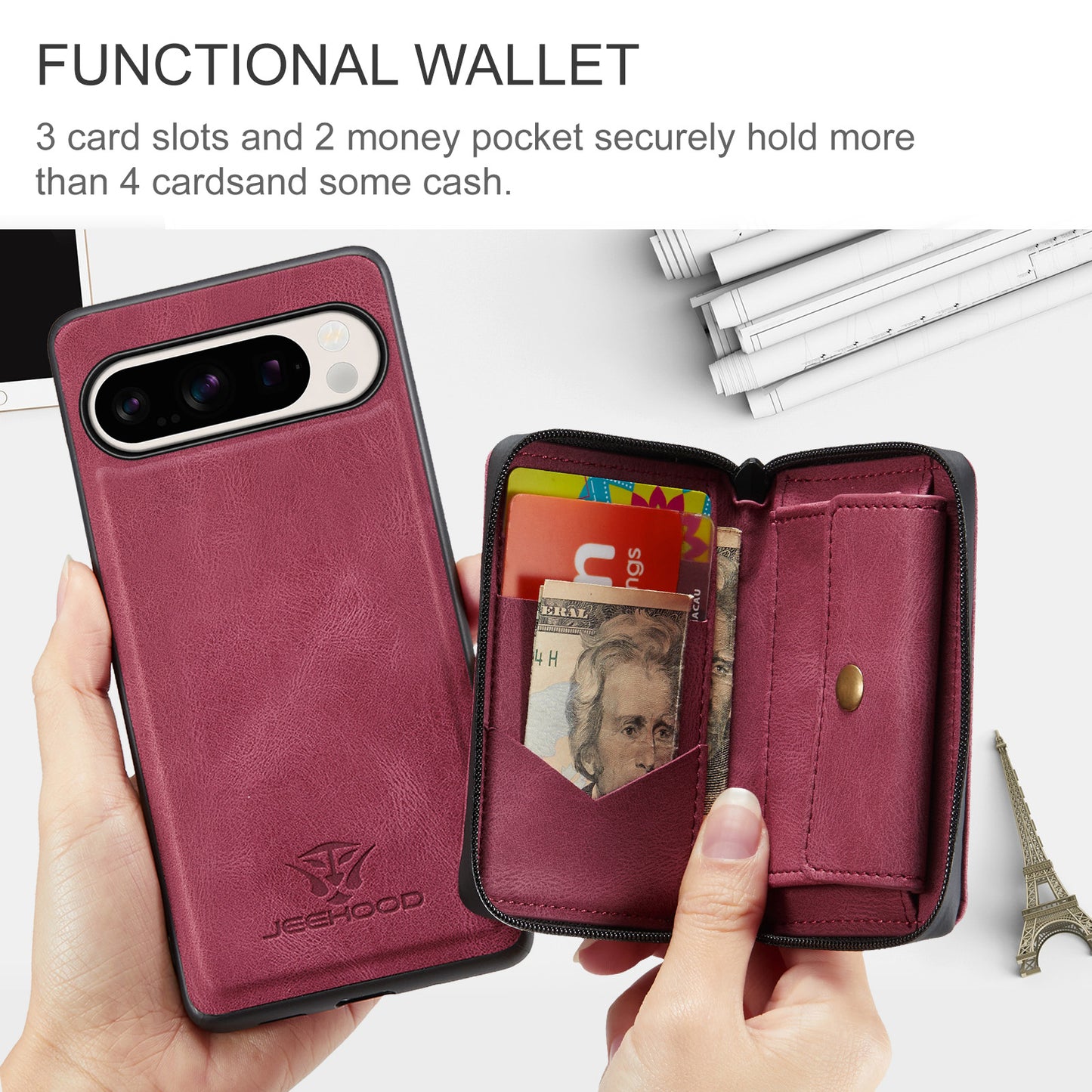 jeehood-magnetic-zipper-card-holder-google-pixel-9-pro-xl-case_3