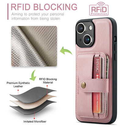 Powerful Magnetic Card Holder iPhone 16 Case Detachable