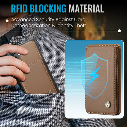 Magnetic Card Holder Galaxy A35 Case Detachable RFID Blocking