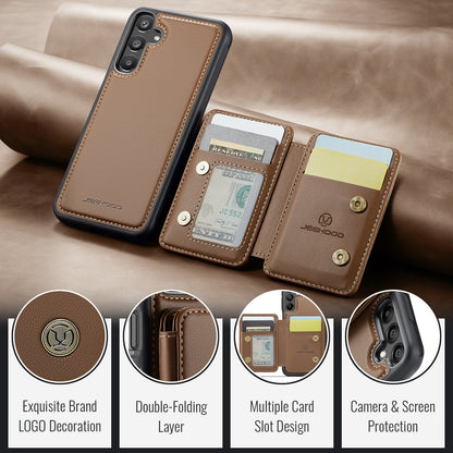 Magnetic Card Holder Galaxy A35 Case Detachable RFID Blocking