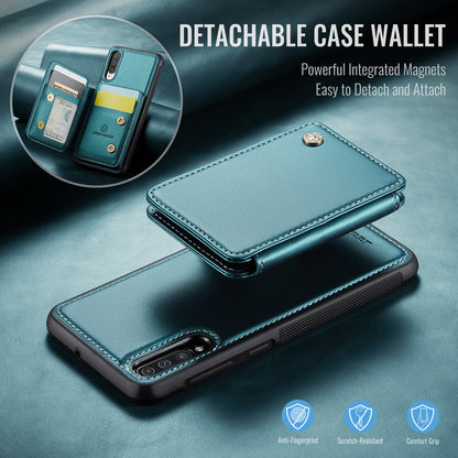 Magnetic Card Holder Galaxy A50s Case Detachable RFID Blocking