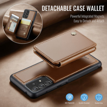 Magnetic Card Holder Galaxy A52 Case Detachable RFID Blocking