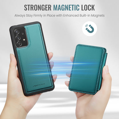 Magnetic Card Holder Galaxy A53 Case Detachable RFID Blocking