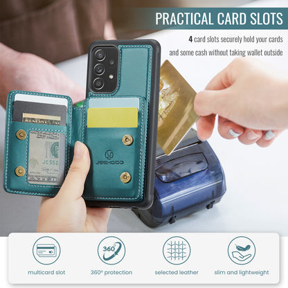 Magnetic Card Holder Galaxy A53 Case Detachable RFID Blocking