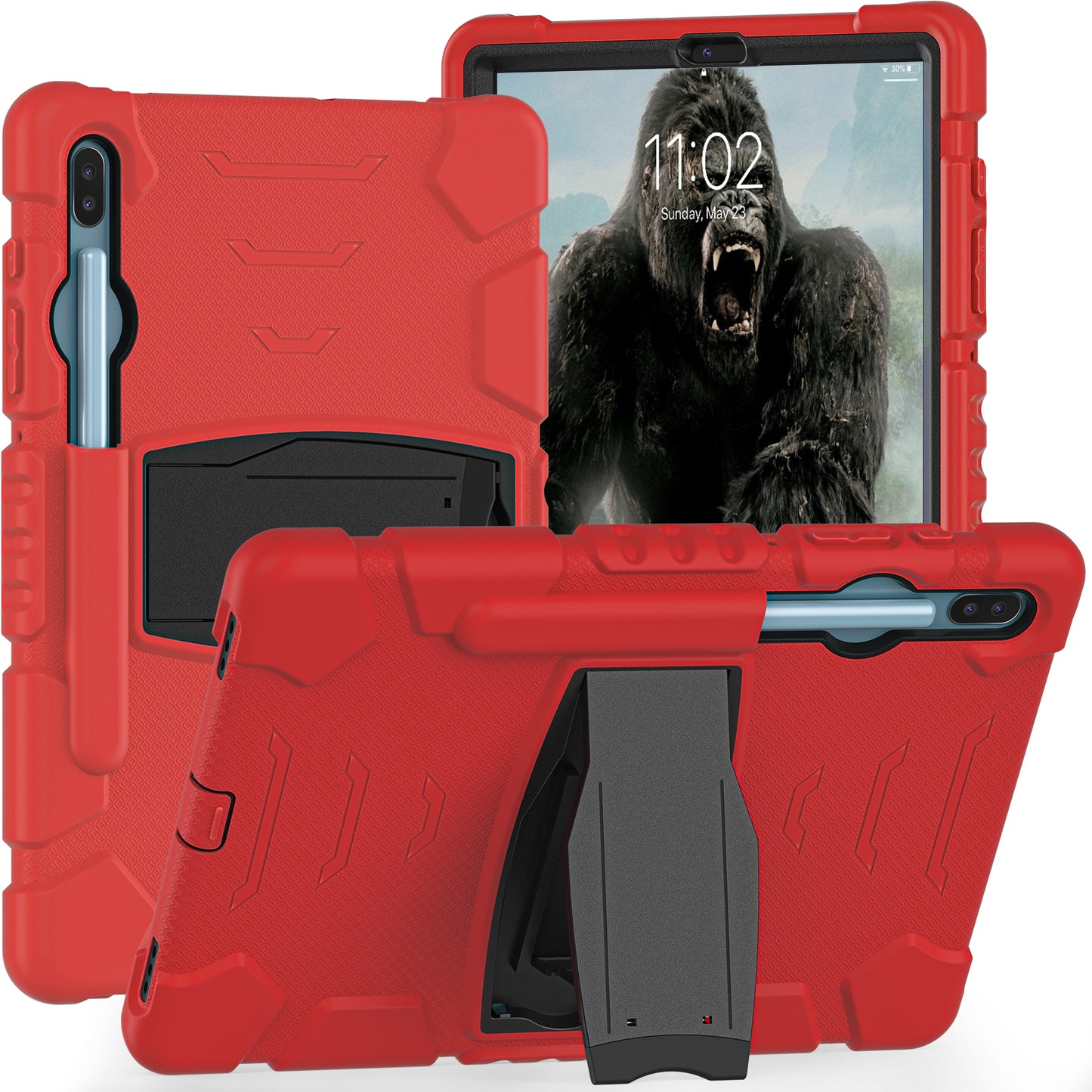 Gorilla King Kong Galaxy Tab S6 Case Stand Triple Protection