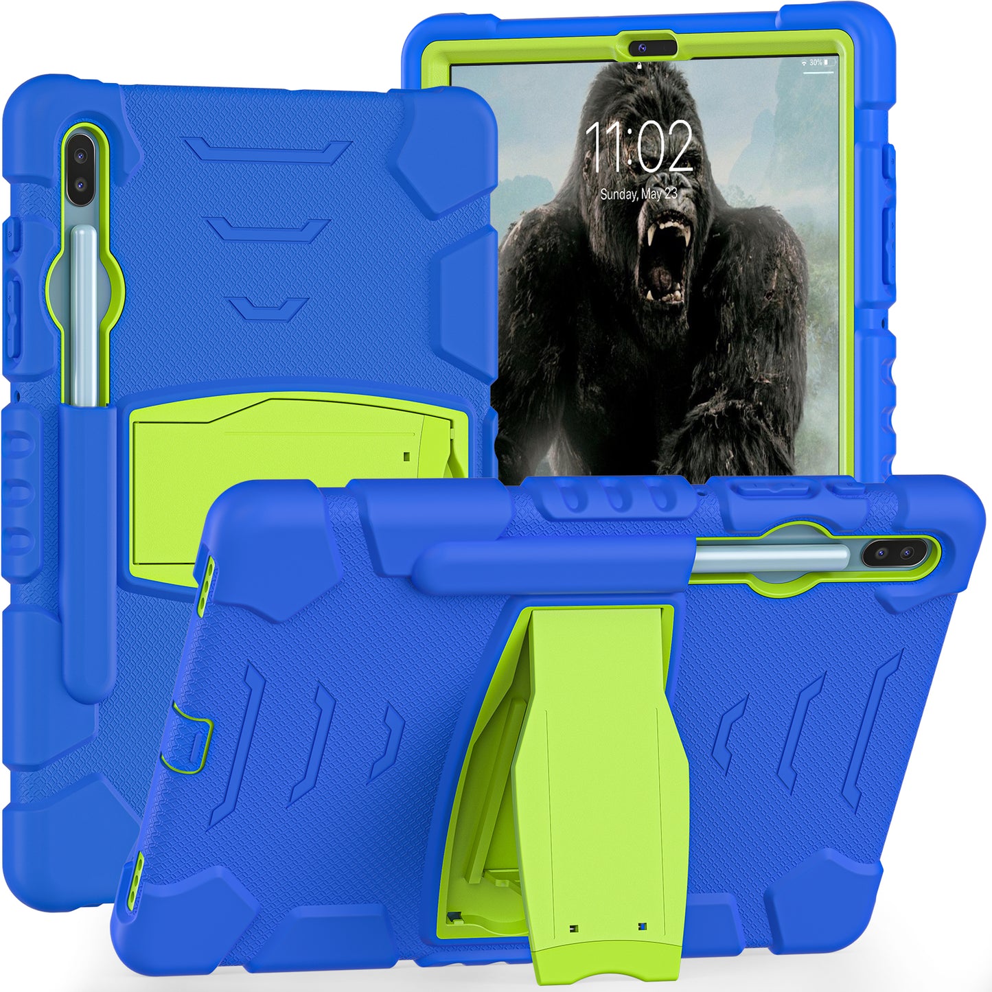 Gorilla King Kong Galaxy Tab S6 Case Stand Triple Protection