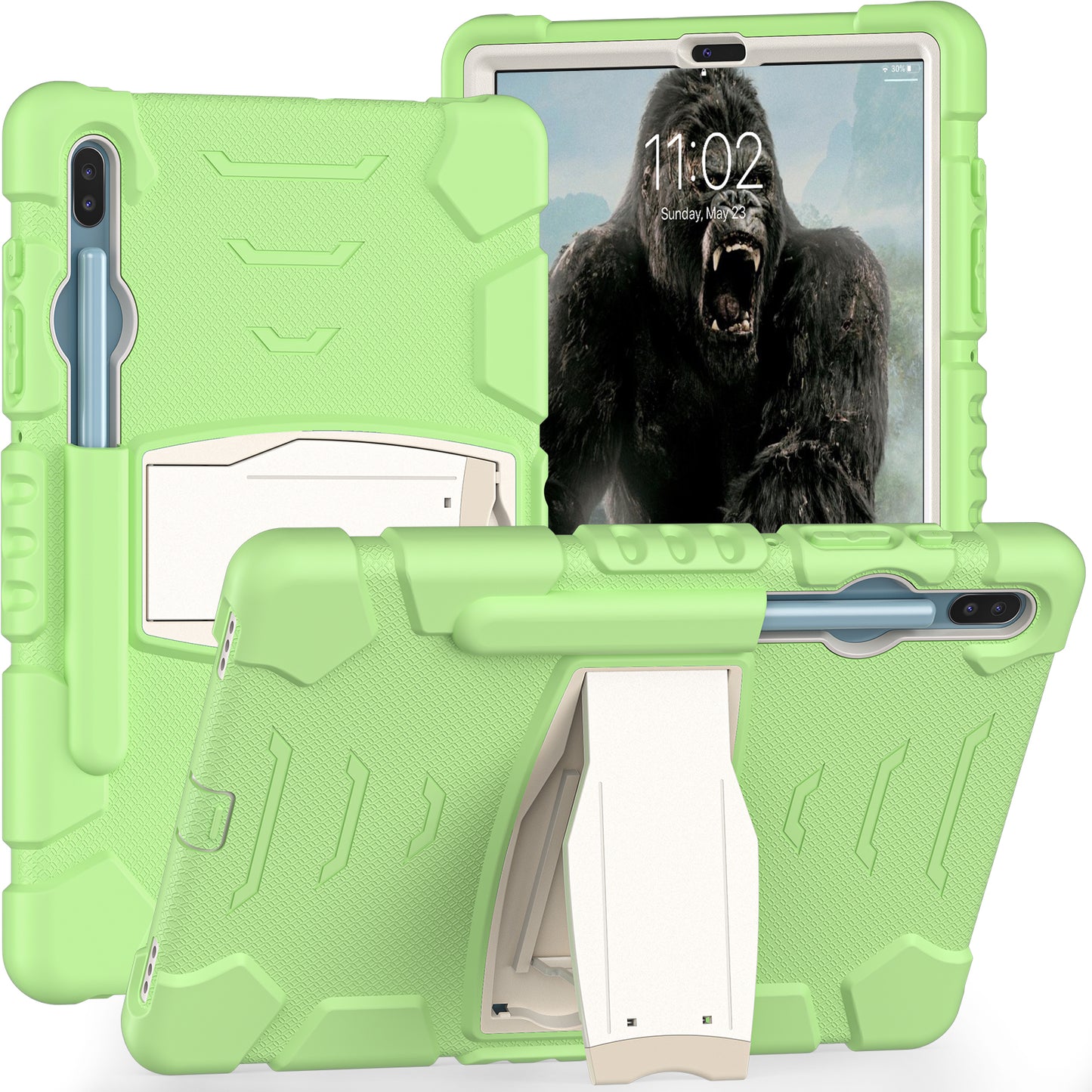 Gorilla King Kong Galaxy Tab S6 Case Stand Triple Protection