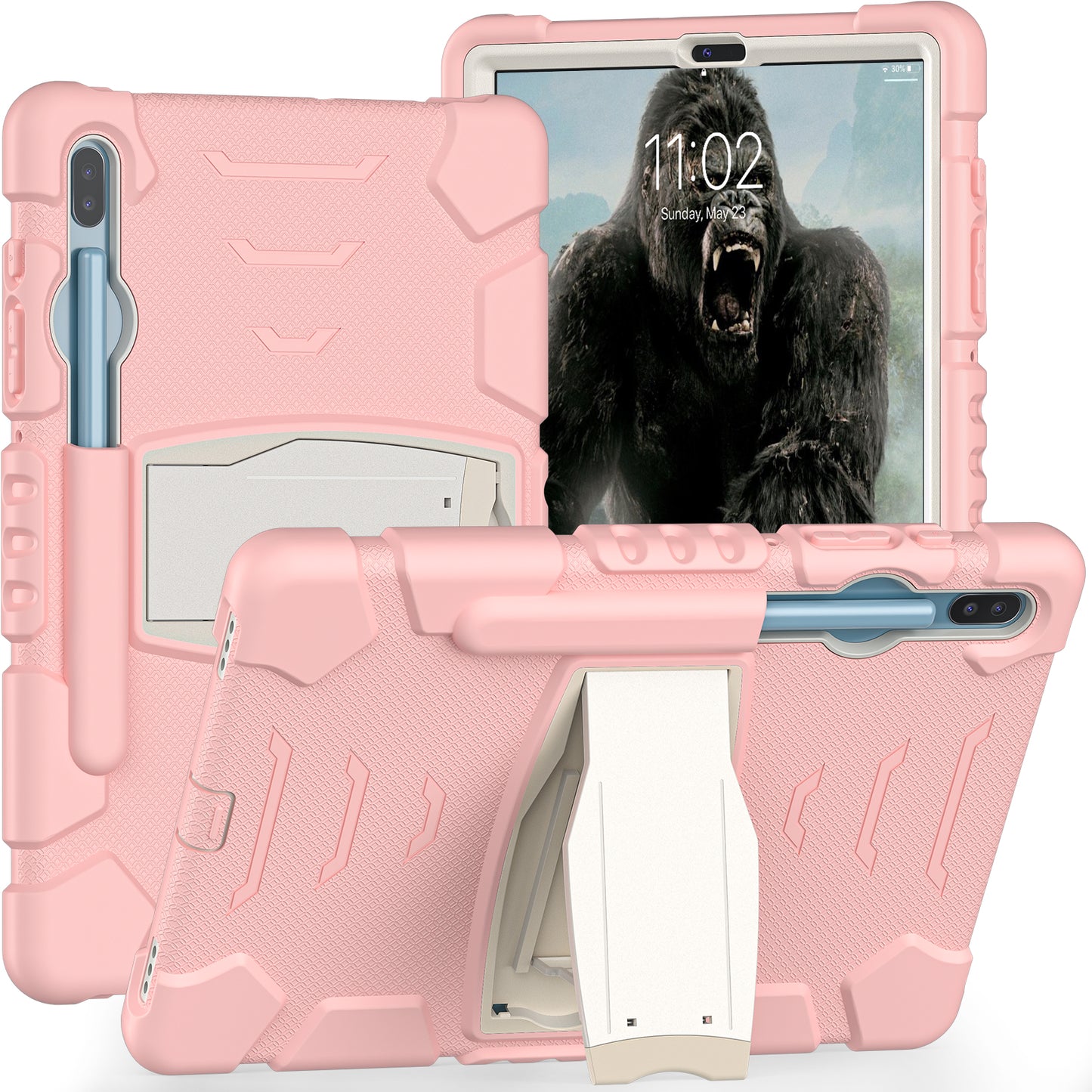 Gorilla King Kong Galaxy Tab S6 Case Stand Triple Protection