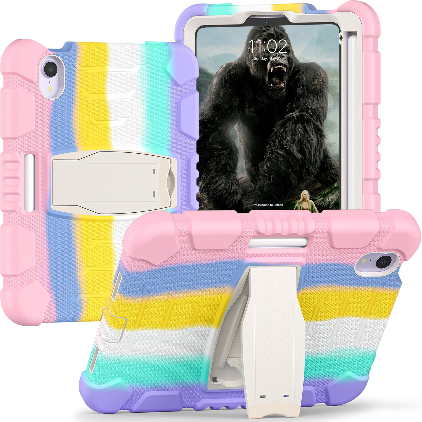 Gorilla King Kong iPad Mini 6 Case Stand Triple Protection