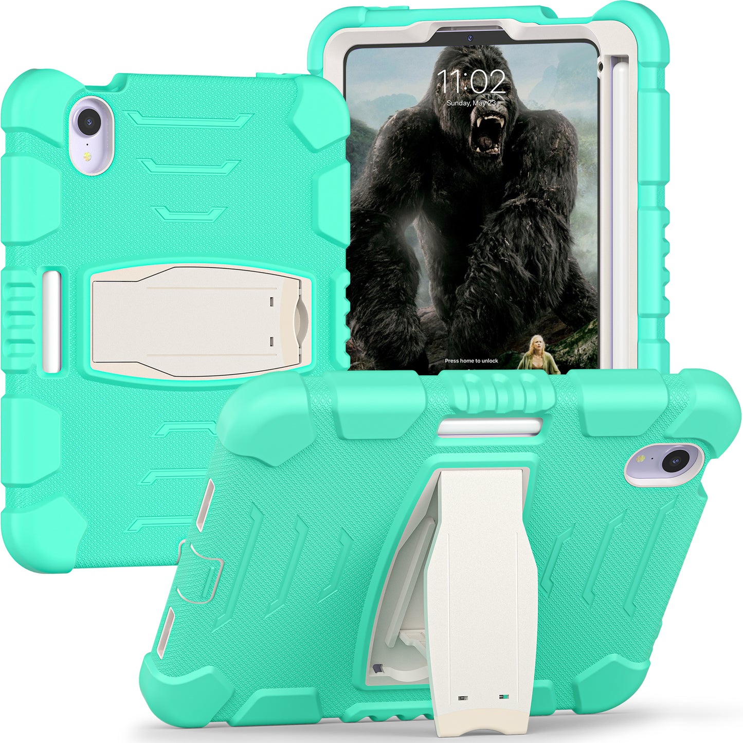 Gorilla King Kong iPad Mini 6 Case Stand Triple Protection