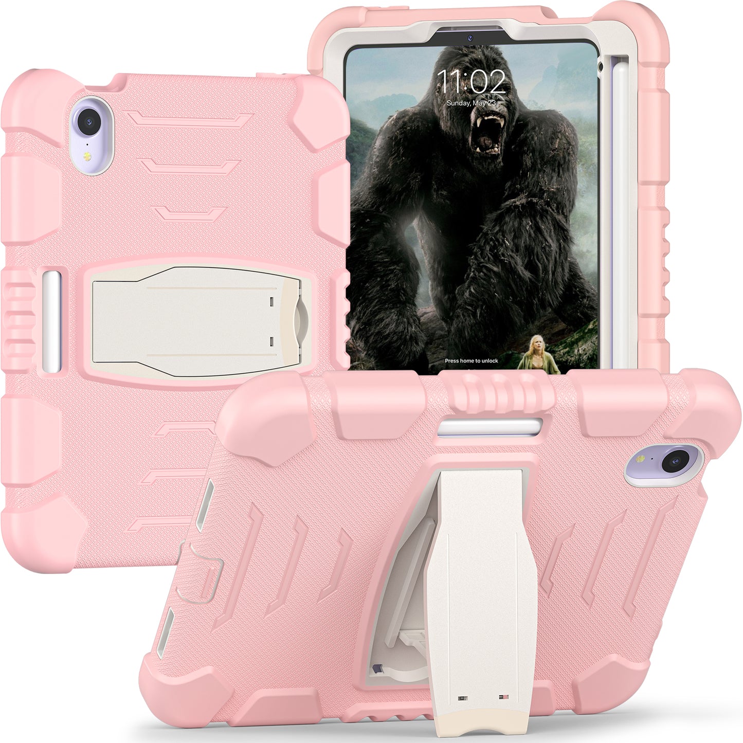 Gorilla King Kong iPad Mini 6 Case Stand Triple Protection