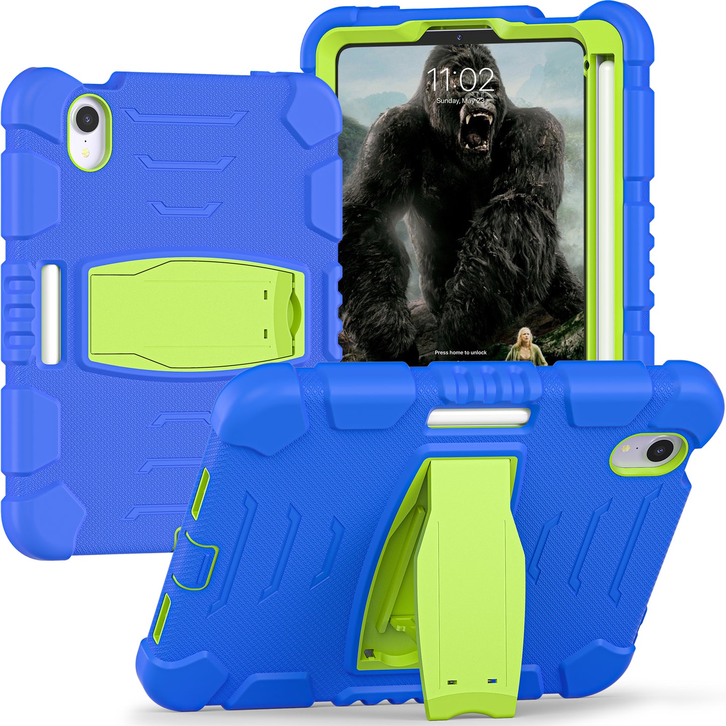 Gorilla King Kong iPad Mini 6 Case Stand Triple Protection