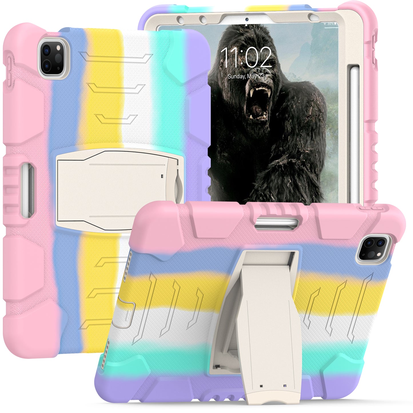 Gorilla King Kong iPad Air 5 Case Stand Triple Protection