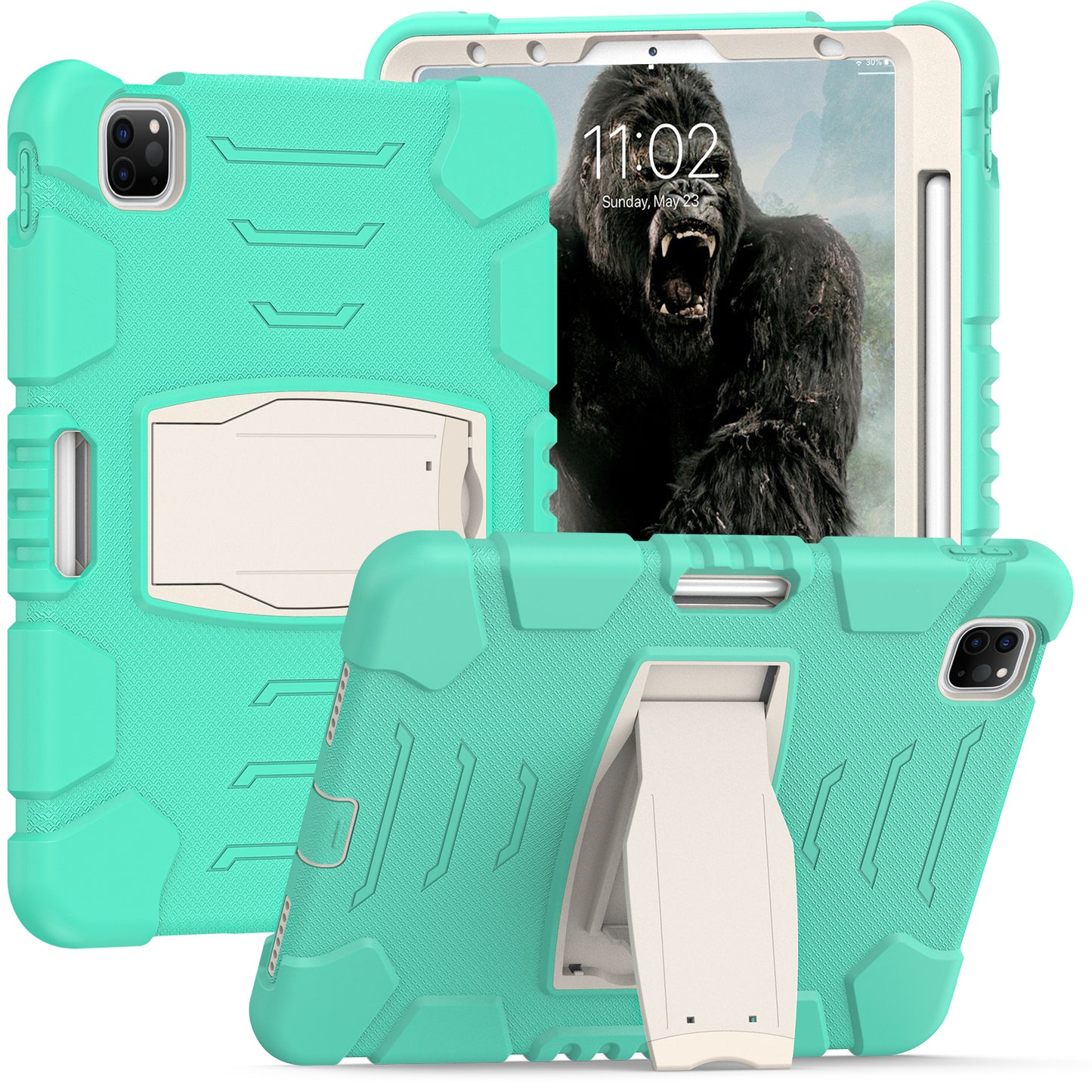 Gorilla King Kong iPad Air 5 Case Stand Triple Protection